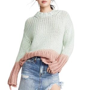 ACNE STUDIOS Kirene Dip Dye Sweater wool alpaca blend XXS excellent condition